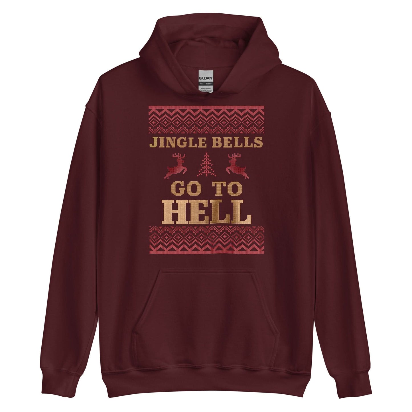 Jingle Bells Go To Hell Hoodie