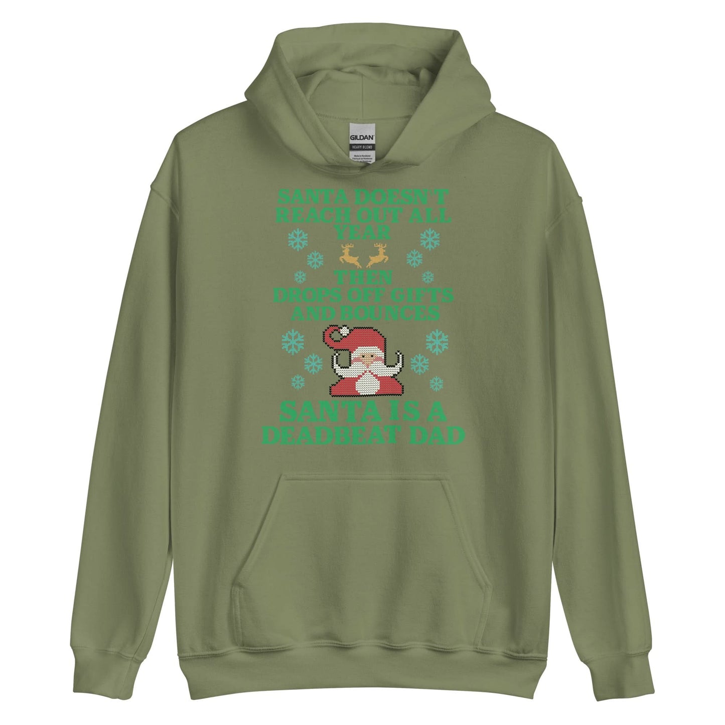 Santa Is A Deadbeat Dad Hoodie